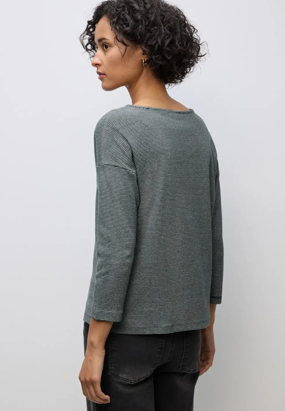T-shirt avec structure côtelée