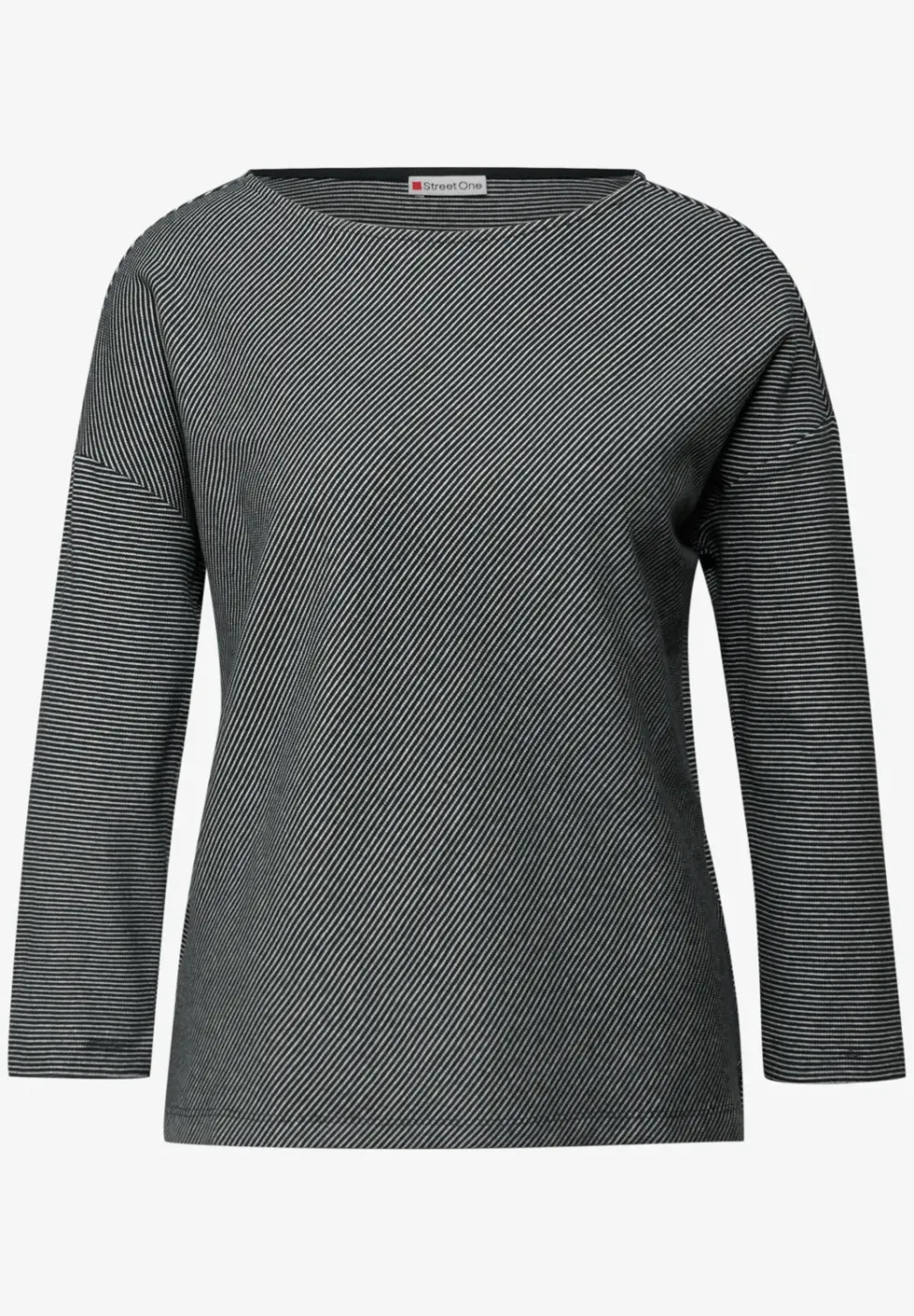 T-shirt avec structure côtelée