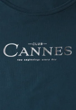T-shirt avec texte sur film
