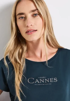 T-shirt avec texte sur film