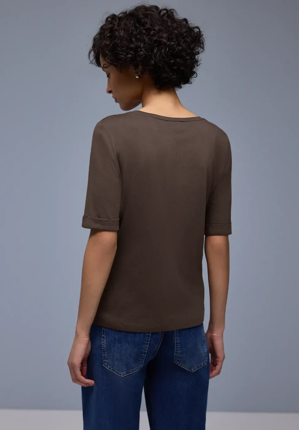 T-shirt avec turn-up