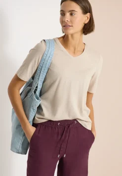 T-shirt basique à col V