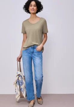T-shirt basique à col V