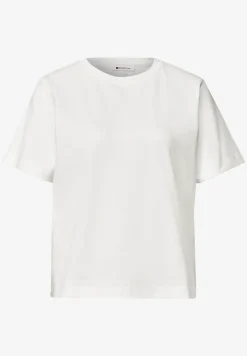 T-shirt basique à la coupe raccourcie
