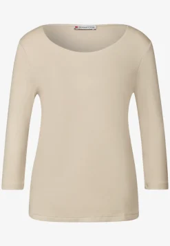 T-shirt basique à manches 3/4