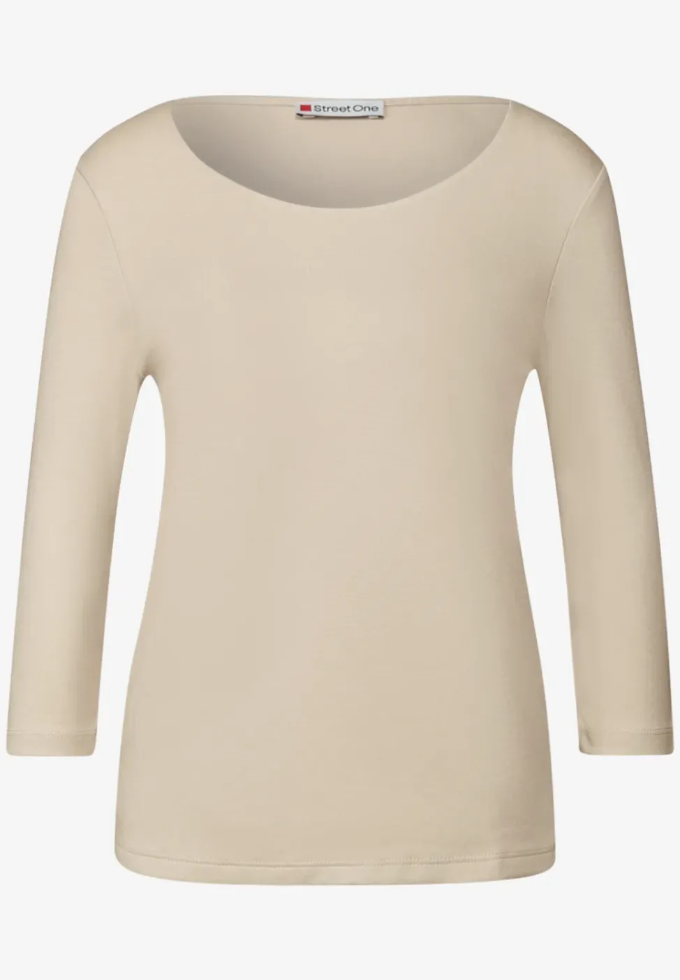 T-shirt basique à manches 3/4