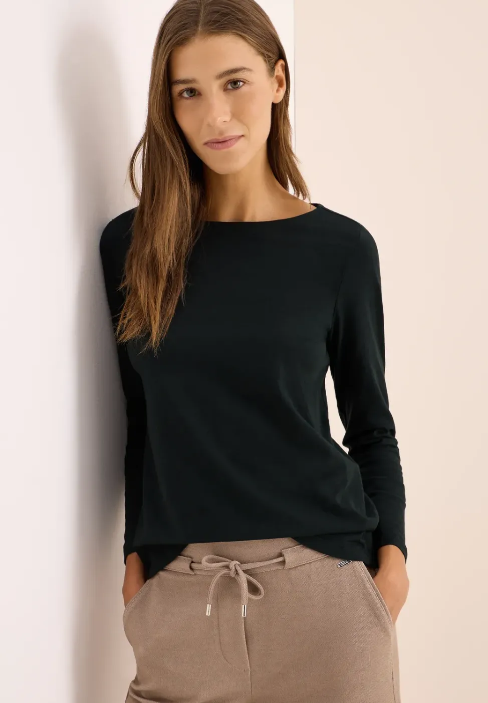 T-shirt basique à manches longues