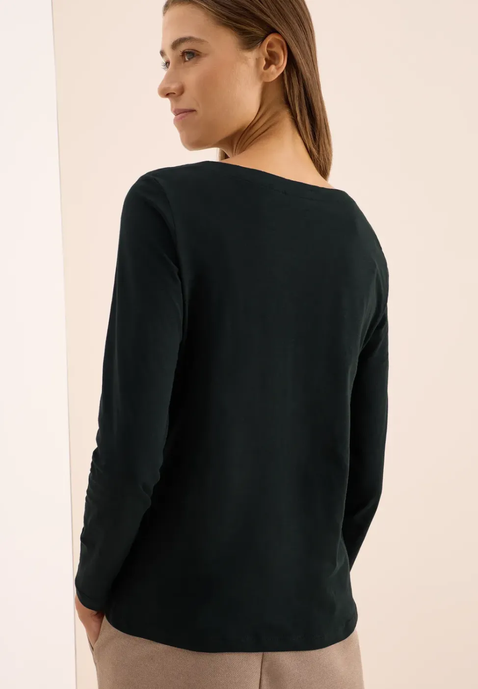T-shirt basique à manches longues