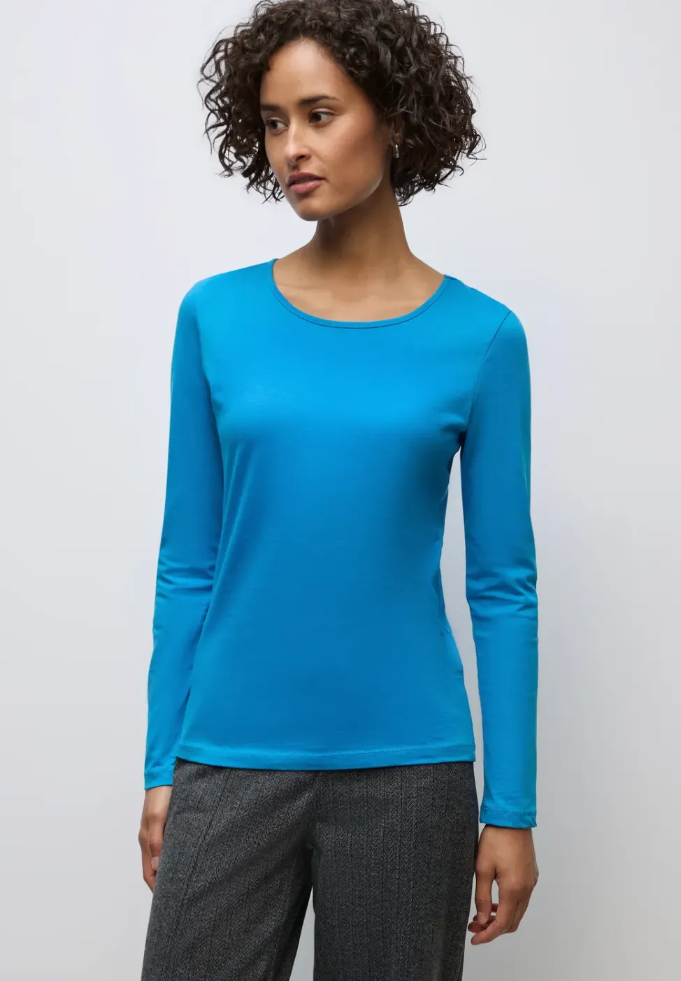 T-shirt basique à manches longues