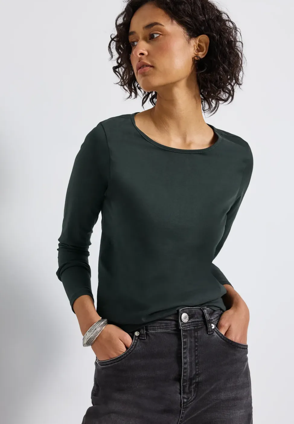 T-shirt basique à manches longues