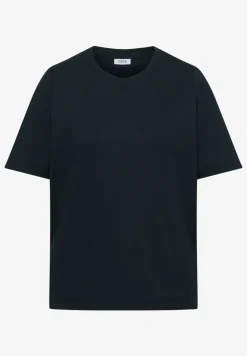 T-shirt basique à structure côtelée
