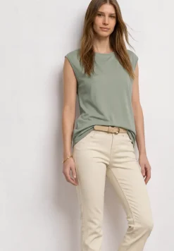 T-shirt basique avec col bateau