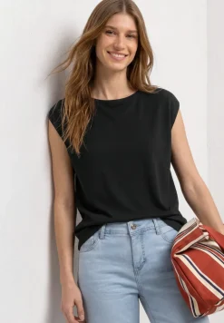 T-shirt basique avec col bateau