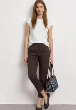 T-shirt basique avec col bateau