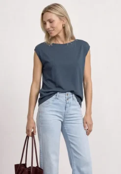T-shirt basique avec col bateau
