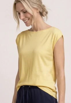 T-shirt basique avec col bateau