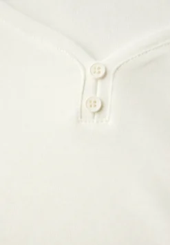 T-shirt basique avec détail de boutons