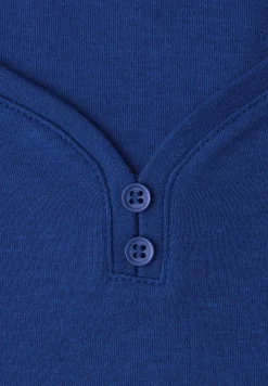 T-shirt basique avec détail de boutons
