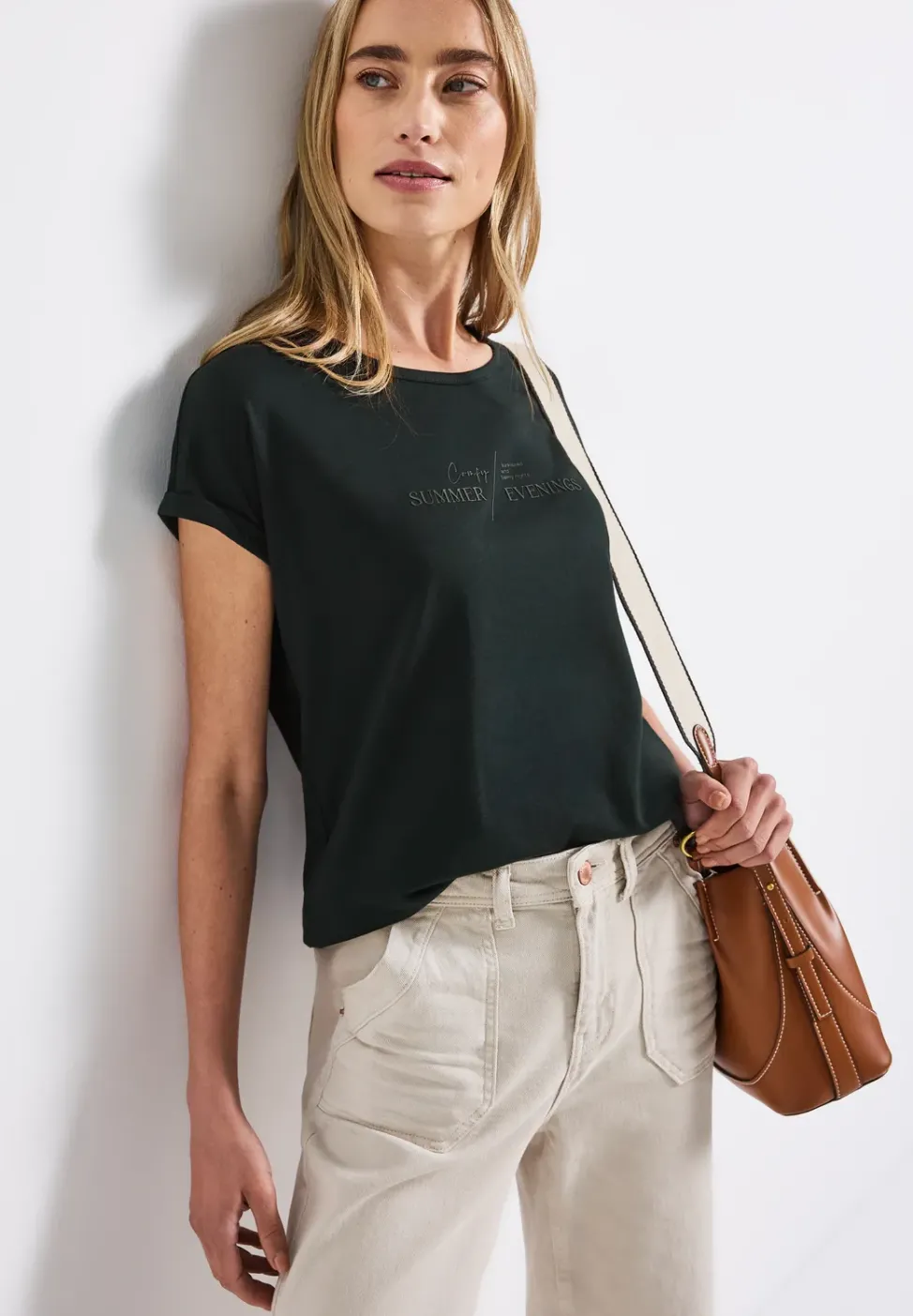 T-shirt basique avec imprimé