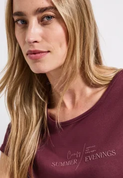T-shirt basique avec imprimé