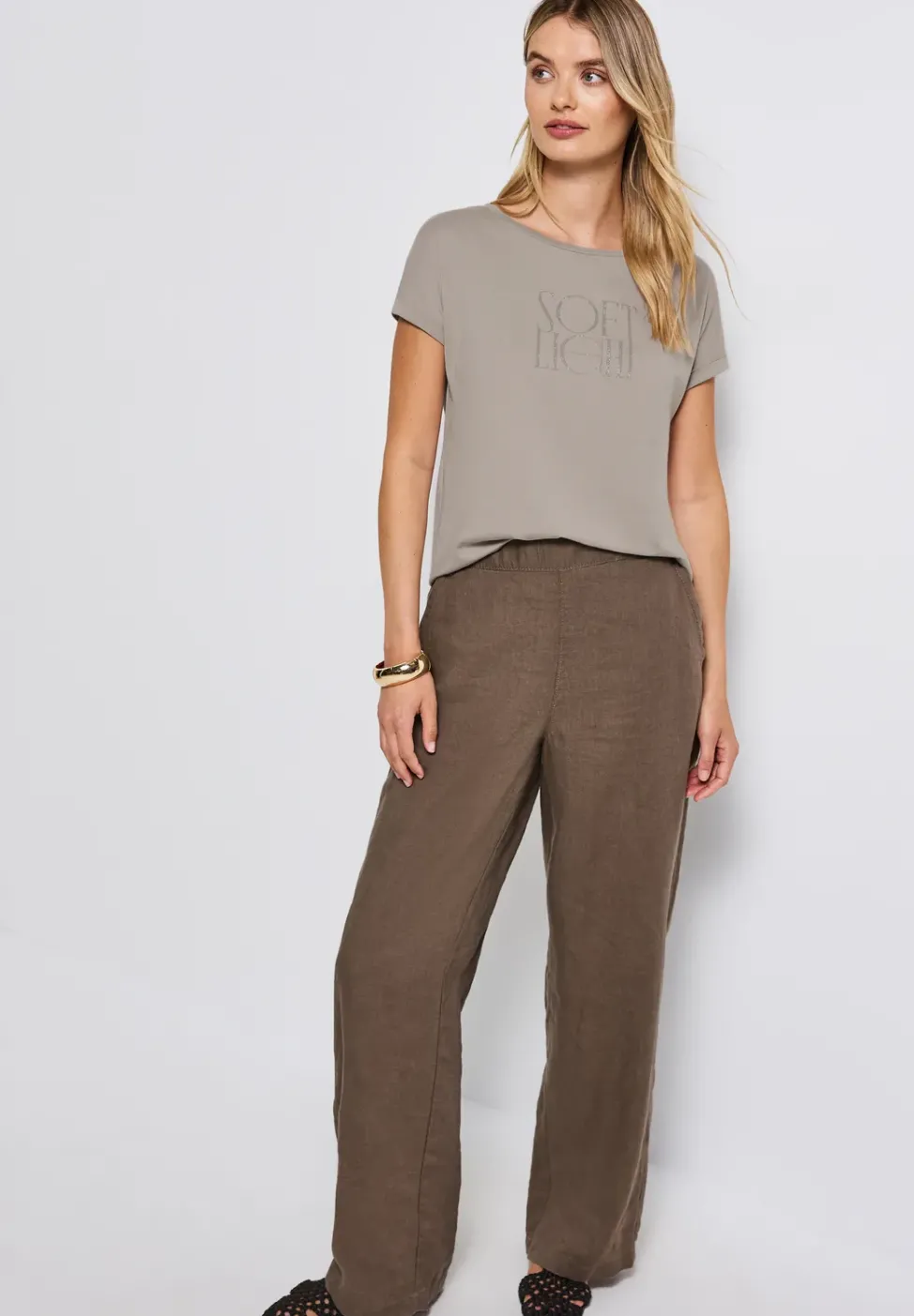 T-shirt basique avec imprimé