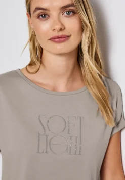 T-shirt basique avec imprimé