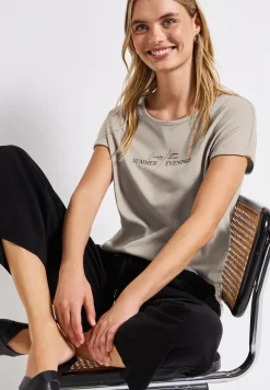 T-shirt basique avec imprimé