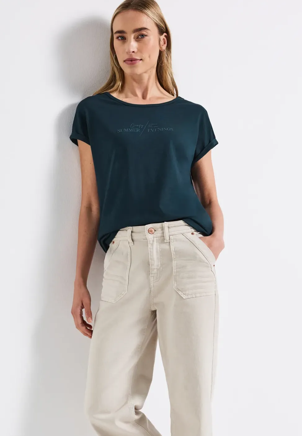 T-shirt basique avec imprimé