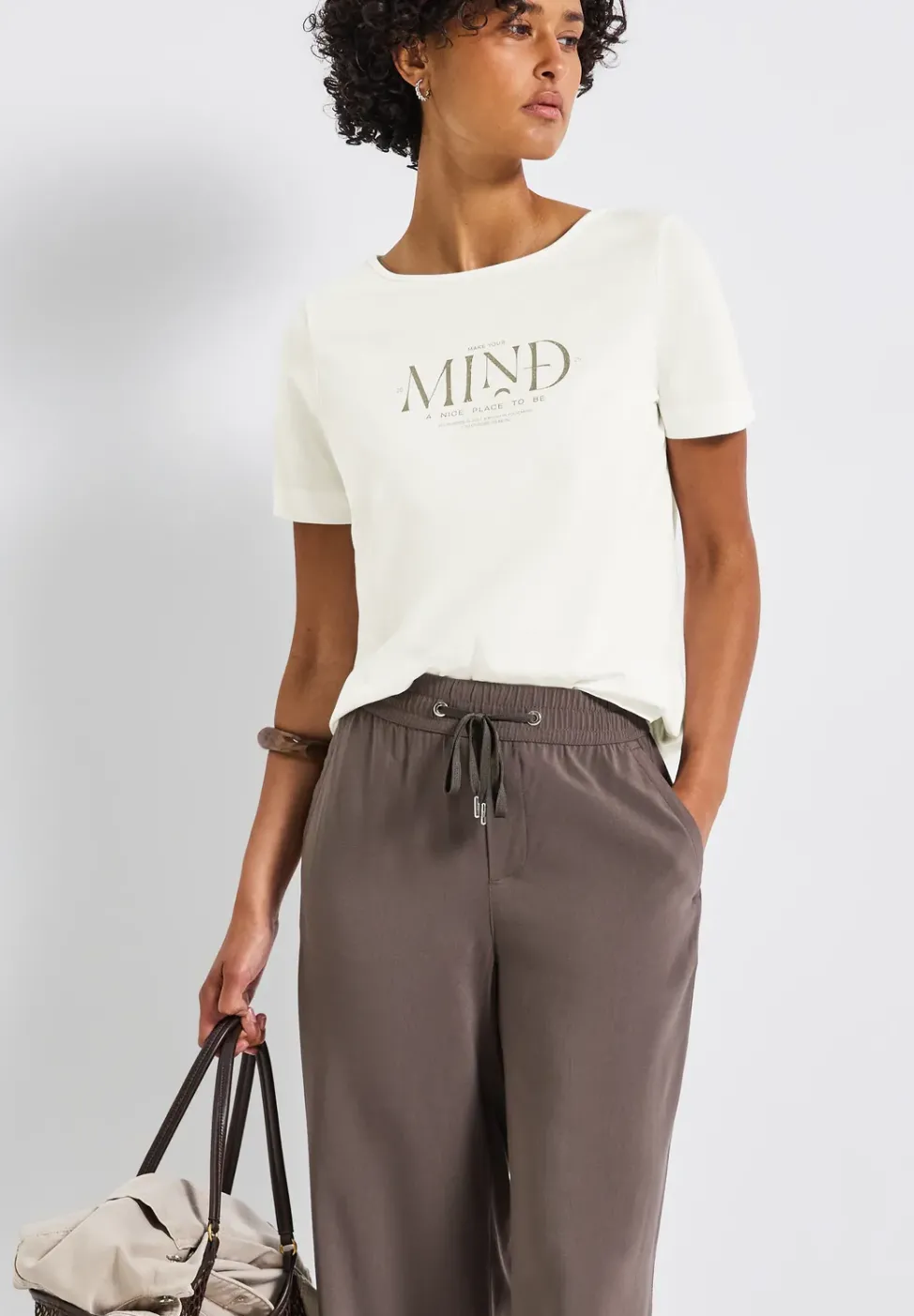 T-shirt basique avec imprimé