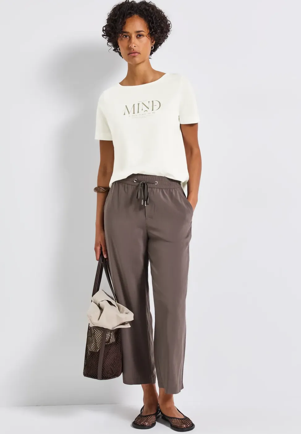 T-shirt basique avec imprimé