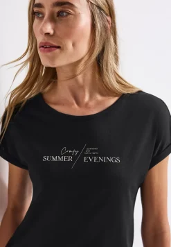 T-shirt basique avec imprimé