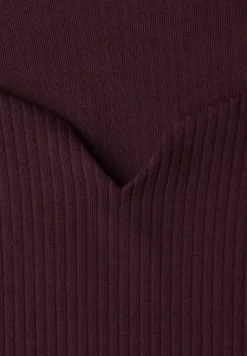 T-shirt basique avec structure côtelée