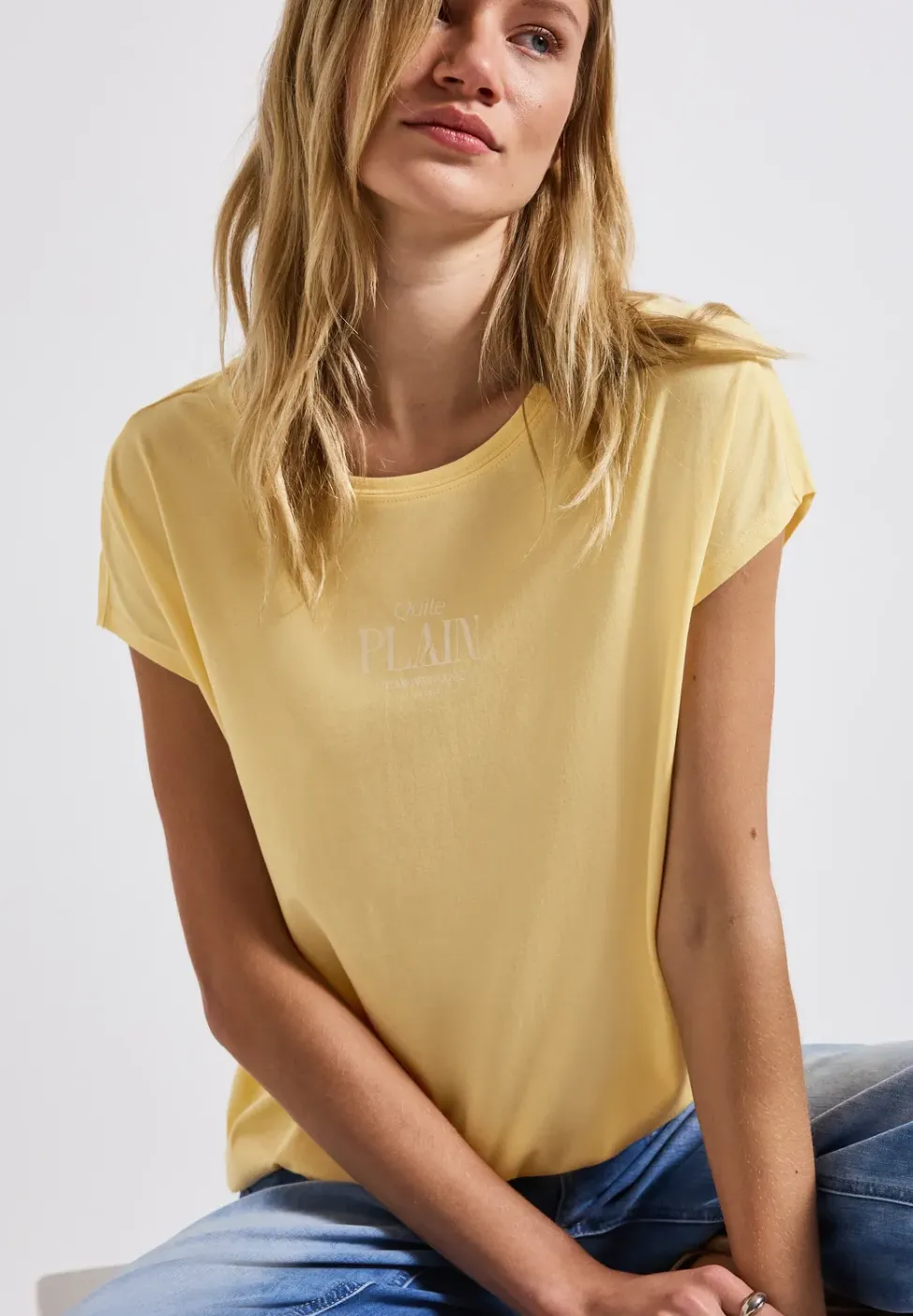 T-shirt basique avec wording
