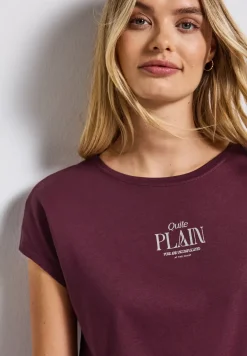 T-shirt basique avec wording