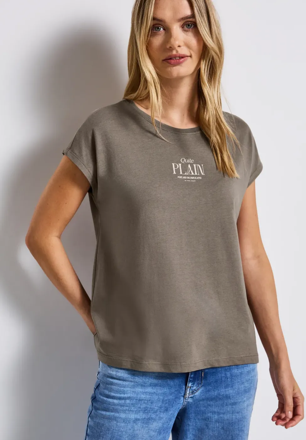 T-shirt basique avec wording