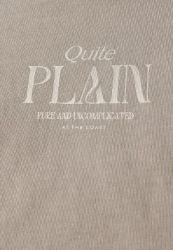 T-shirt basique avec wording