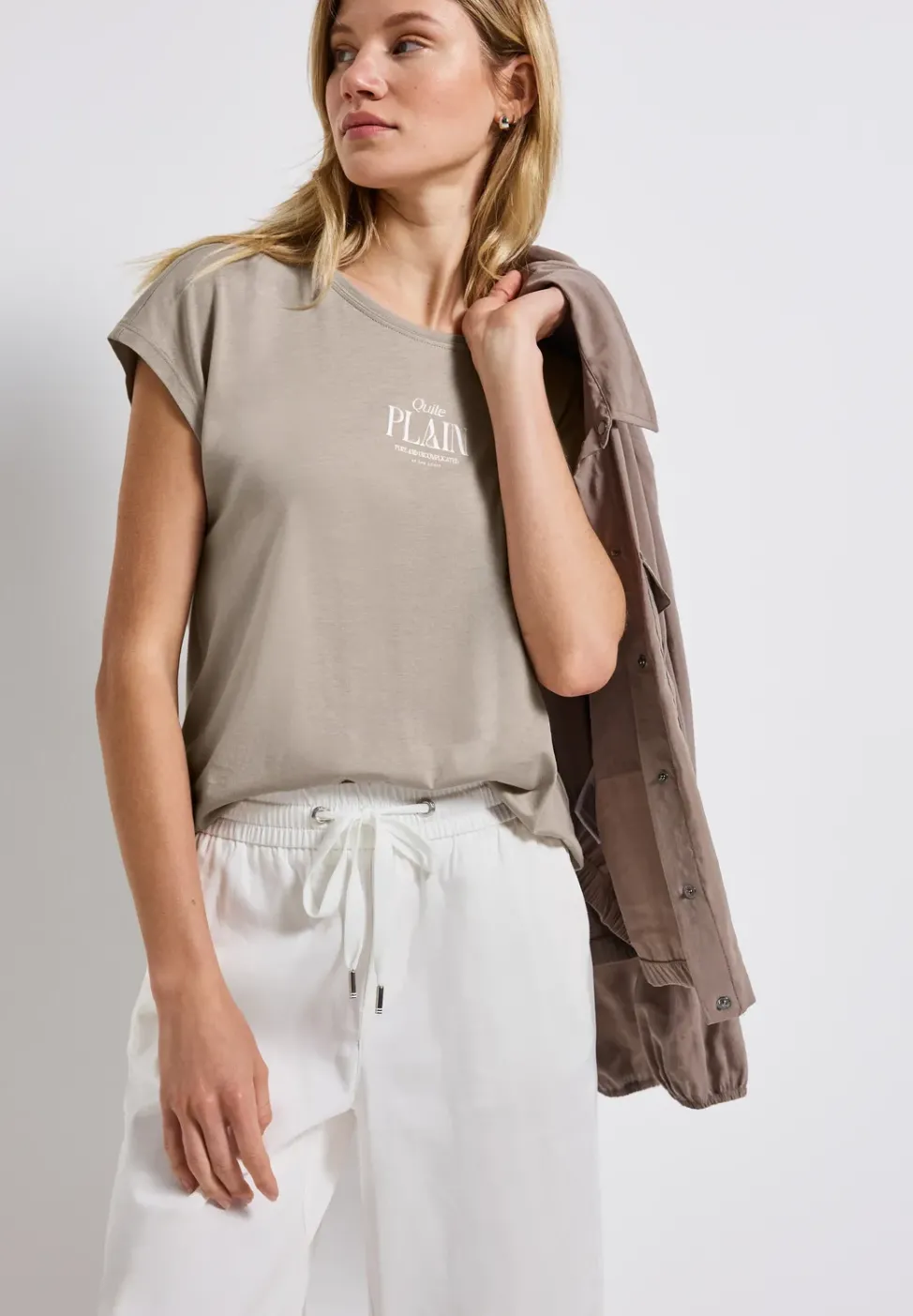 T-shirt basique avec wording