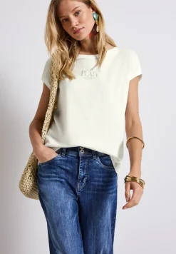 T-shirt basique avec wording
