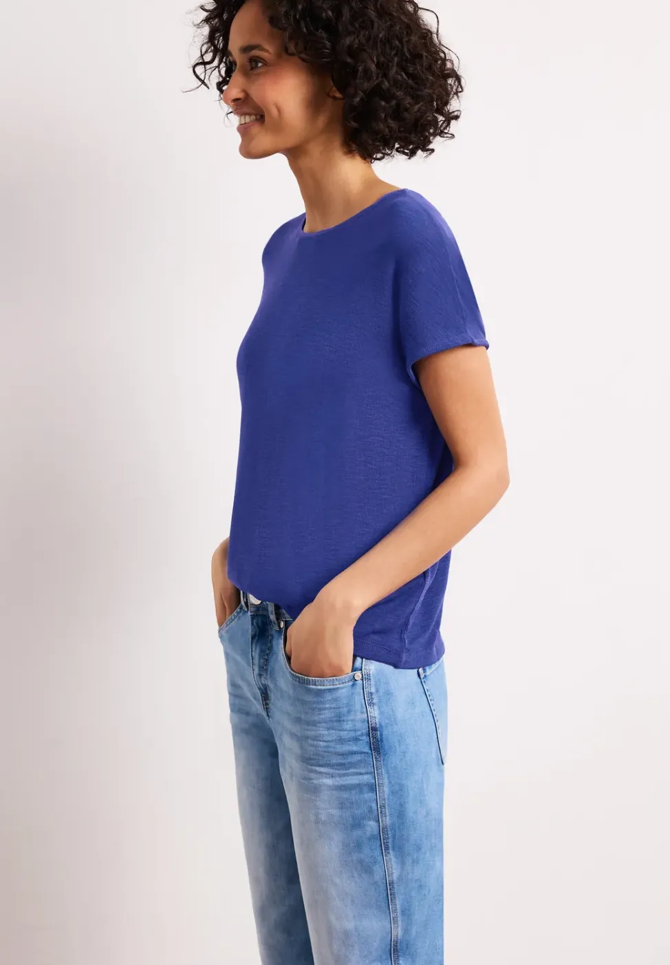 T-shirt Basique Col rond à Manches Courtes