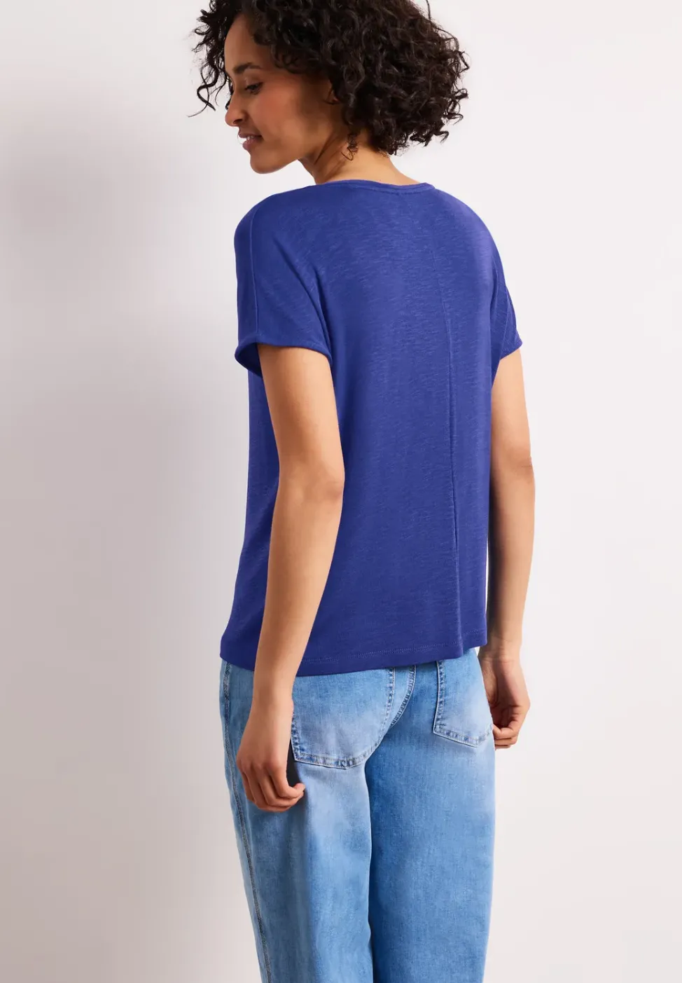 T-shirt Basique Col rond à Manches Courtes