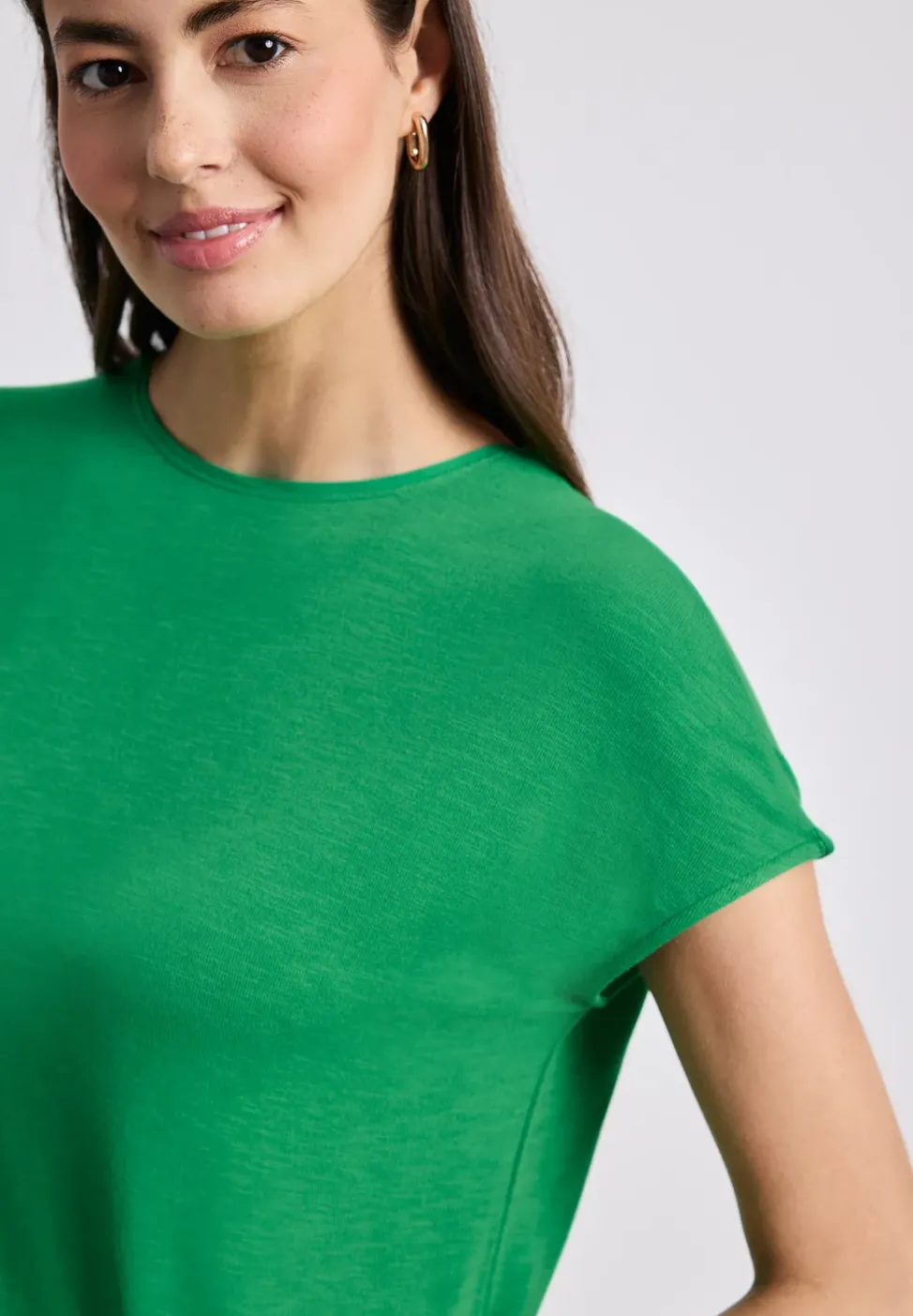 T-shirt Basique Col rond à Manches Courtes
