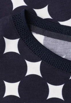 T-shirt Basique Col U imprimé à Manches Courtes