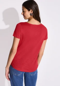 T-shirt basique en couleur unie