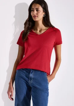 T-shirt basique en couleur unie