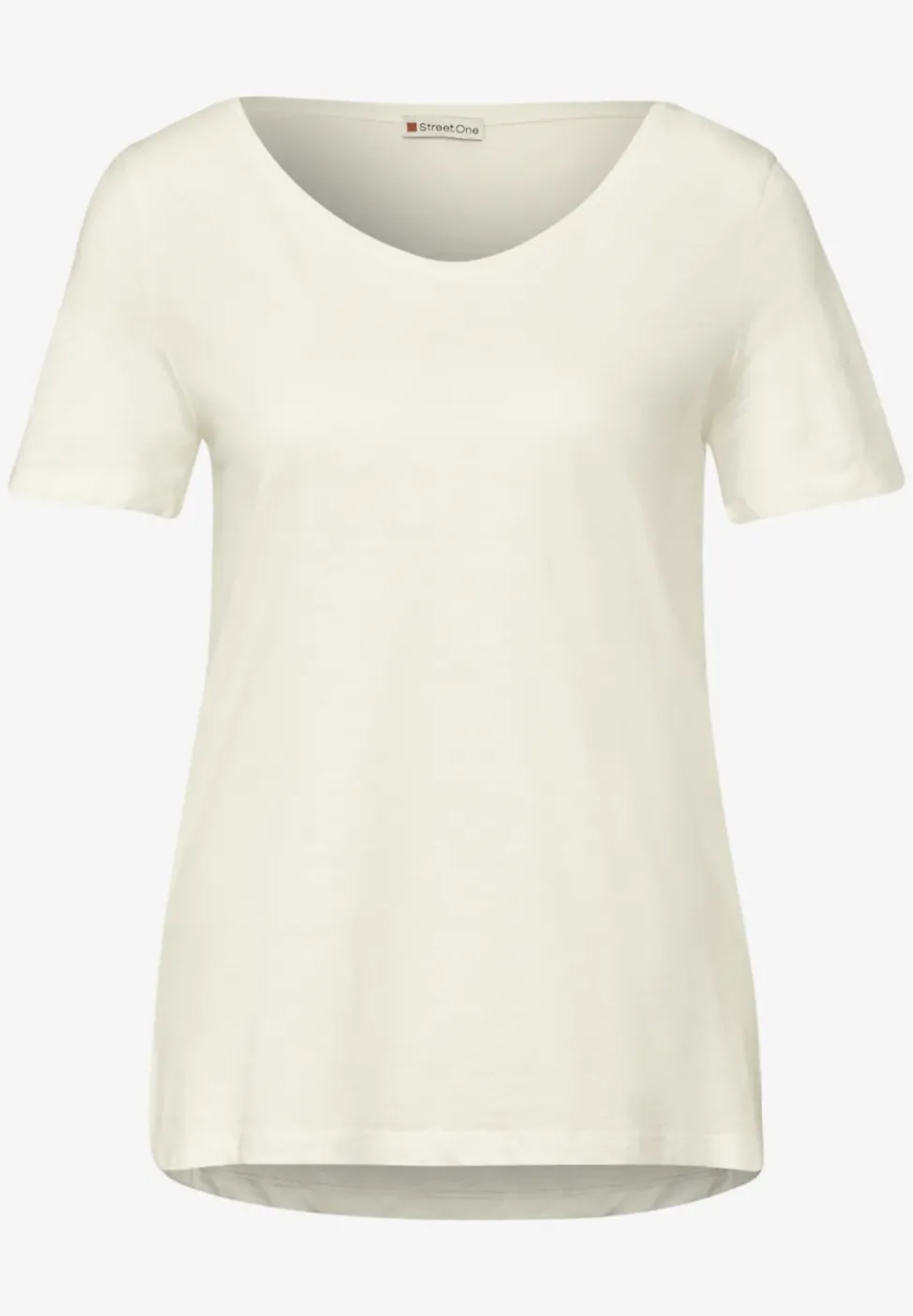 T-shirt basique en couleur unie