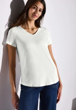 T-shirt basique en couleur unie