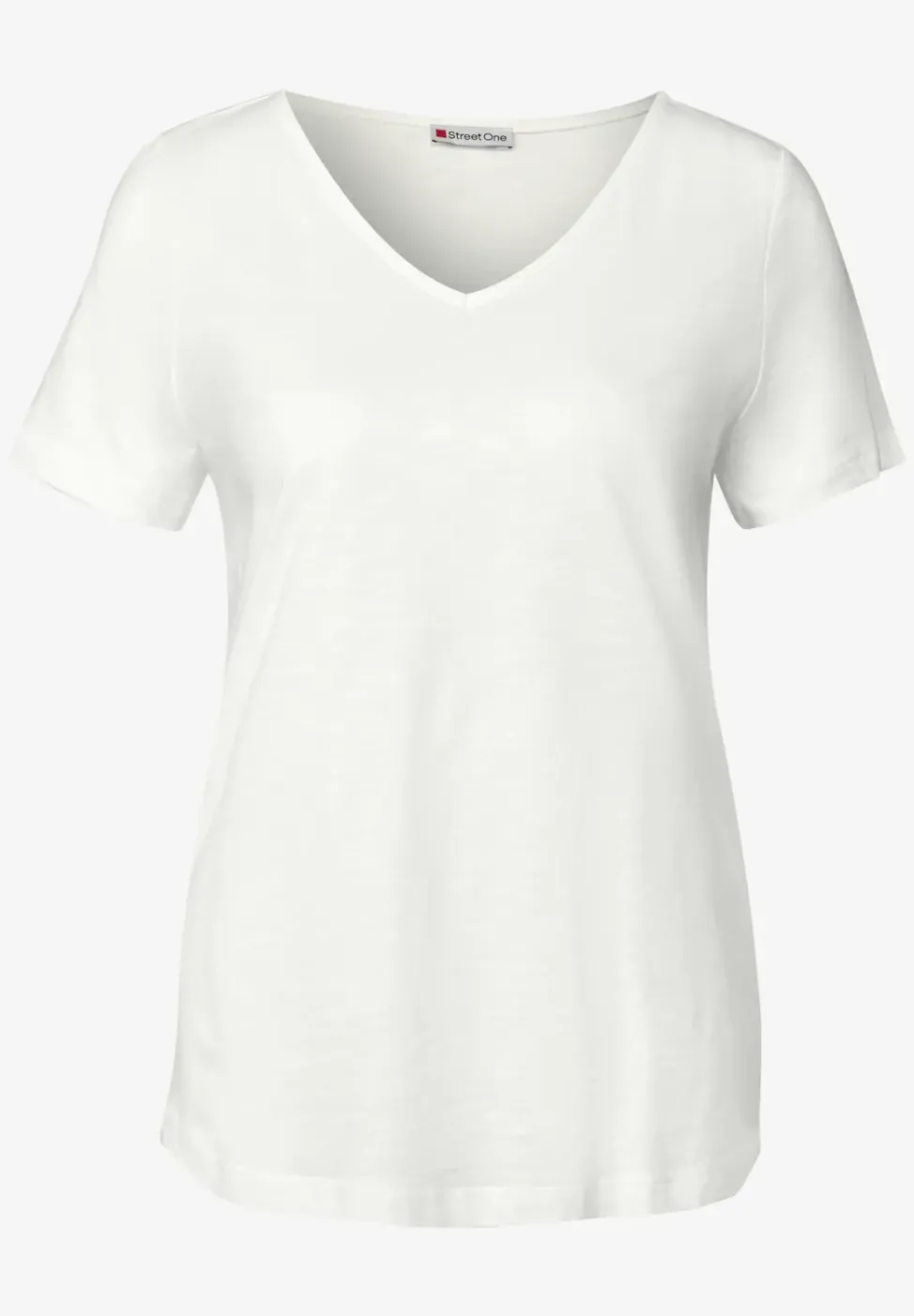 T-shirt basique en couleur unie