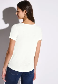 T-shirt basique en couleur unie