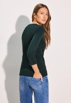 T-shirt basique en couleur unie
