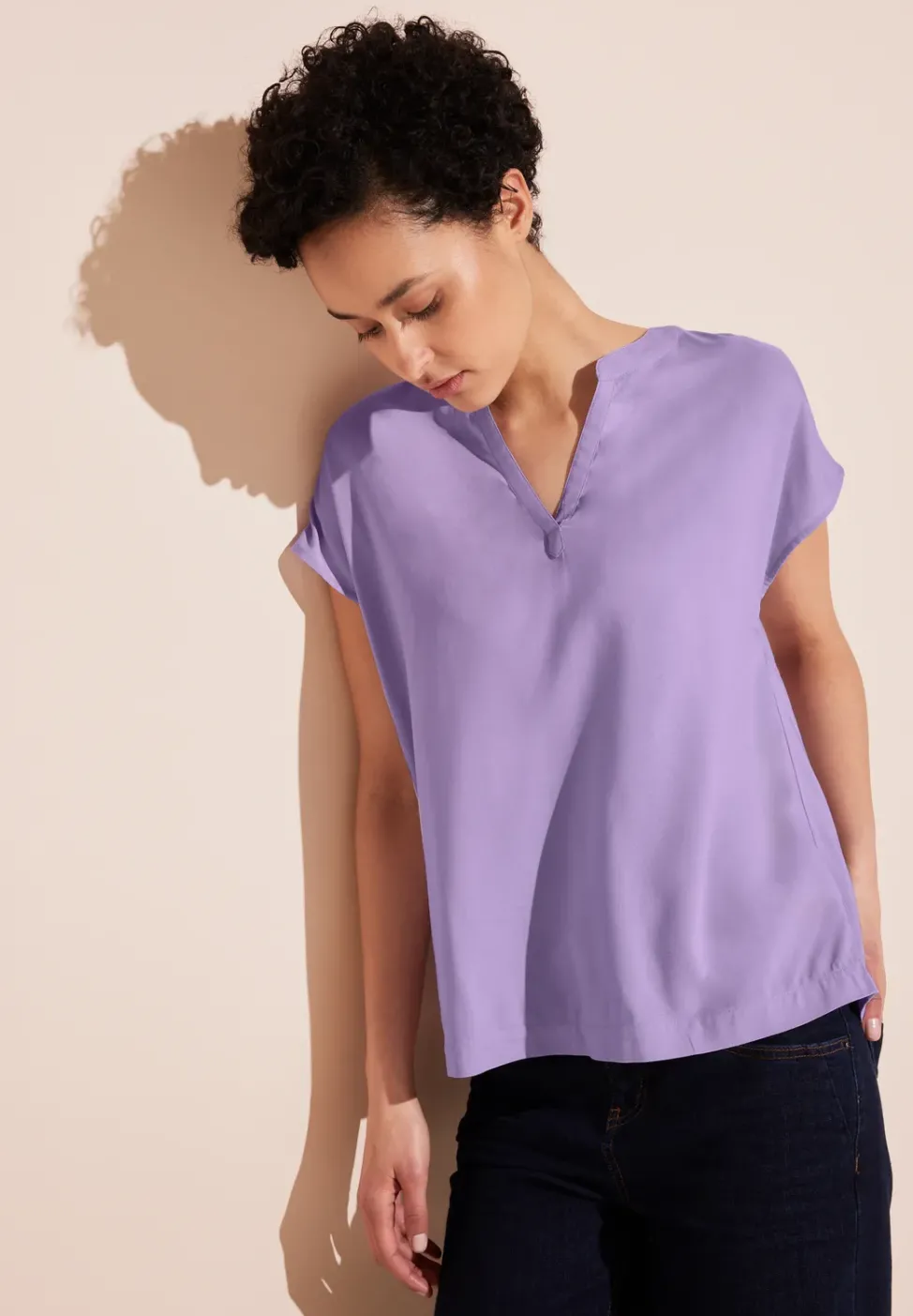 T-shirt chemisier en viscose
